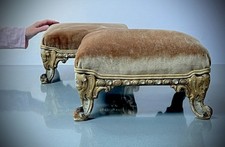 ANTIQUE ITALIAN FOOTSTOOLS