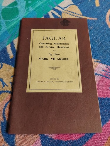 Jaguar mark vii 2 litre - mark, 1/2