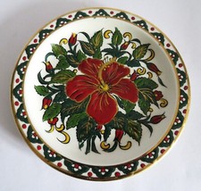 VINTAGE "Ibiscus" Hand Made in
