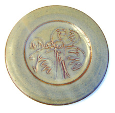Studio Pottery Parrot Design Coalbrookdale 8.5'' Decorative Plate Steve Tabberer