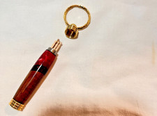 Hawaiian Koa inlay key ring