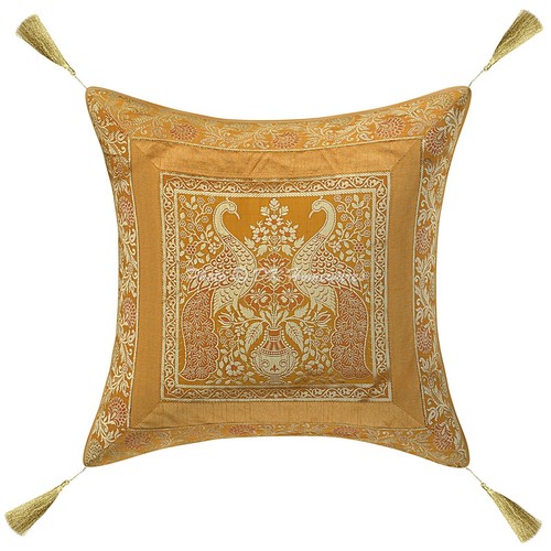 Brocade jacquard cushion cover - jacquard,