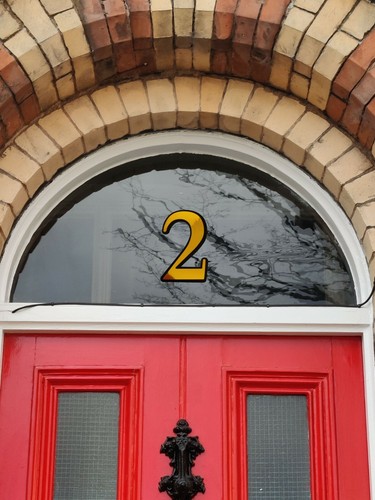 Personalised gold leaf house - leaf,