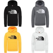 The North Face Youth Unisex Boys Girls Drewpeak Hoodie Embroidery Pullover Hoody