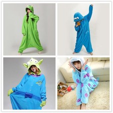 Cookie Monster Elmo Sully Emoji Onesiee Kigurumi Costume Hoodies Pyjama Bodysuit
