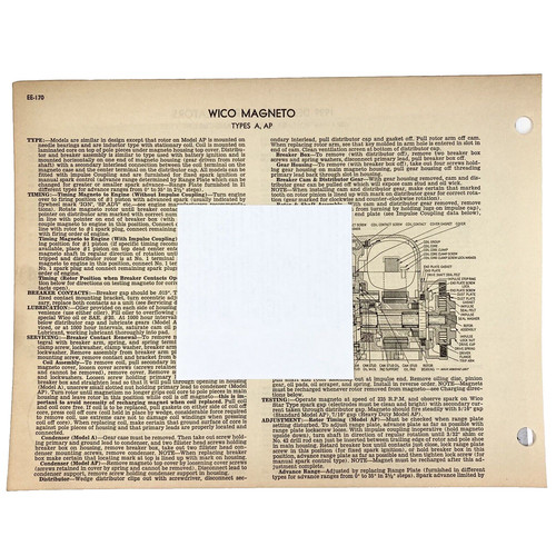 1937 wico magneto installation - wico,