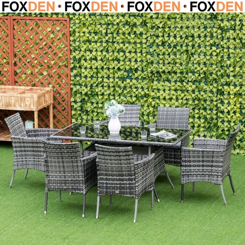 Piece rattan garden - 7-piece,