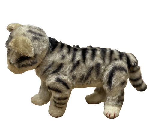 Steiff tabby jointed kitty - tabby,