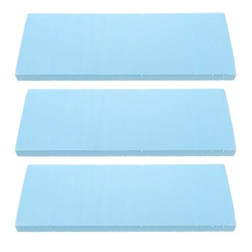 3pcs durable blue polystyrene - blue,