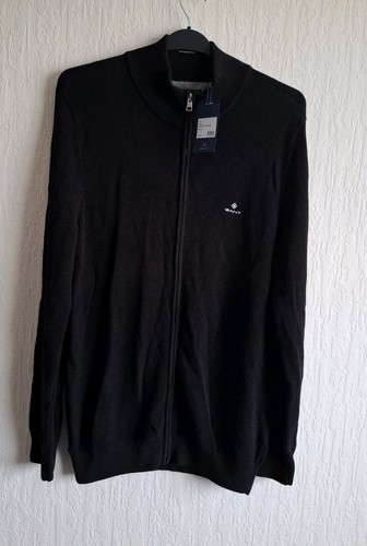 Gant piqué full zip cotton - gant,