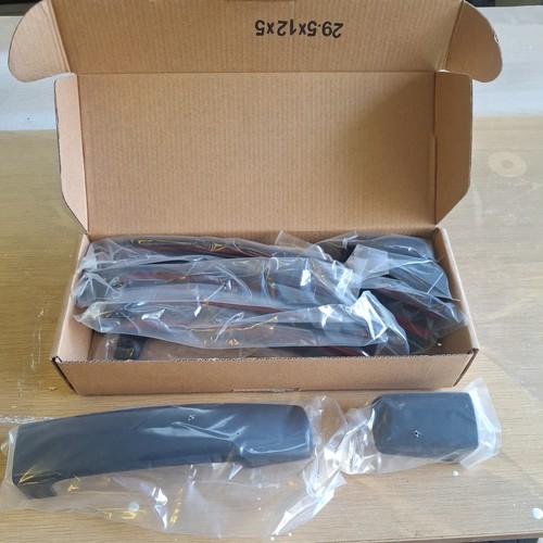 Black door handle covers - black,
