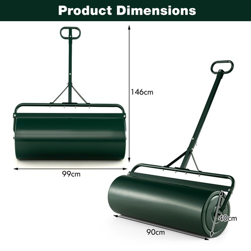 Lawn roller push toward - lawn,