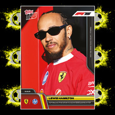 Lewis Hamilton PRESALE, F1 Record 5000 Points - 2025 Formula 1 Topps NOW #70
