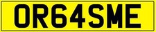 cherished number plates