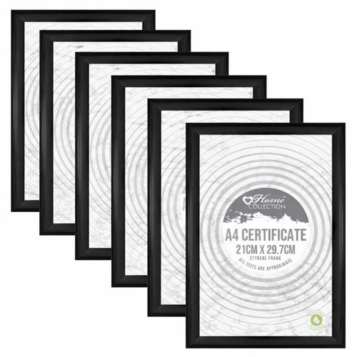 Black a4 certificate - 6,