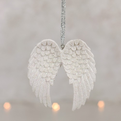 Small 7cm double glitter - small, angel