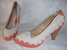 Terra Plana High Heel 4" Leather Formal Dress Party Shoe - Size EU 41 - UK 7