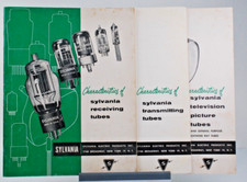 Set of 3 1955 Sylvania Cathode