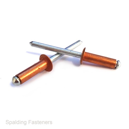 Copper steel open blind - steel,