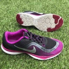 Women's Nike Flex Tr 6 Trainers. Uk 5.5, USA 8, EUR 39. Blk/ Lilac. 831578-005.