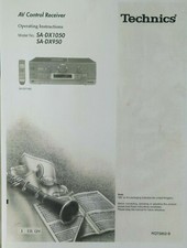 Technics dx1050 sadx950 - technics,