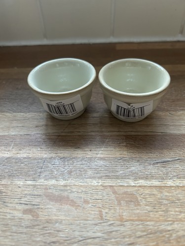 Denby linen egg cups - -,