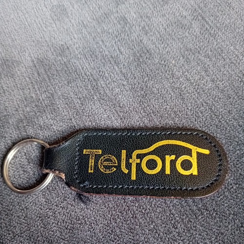 Telford skoda leather keyring - skoda,