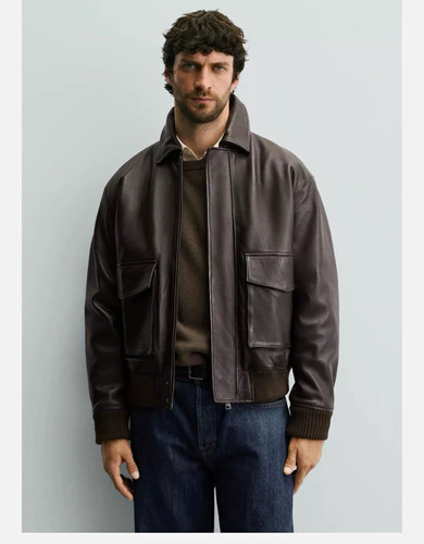 Zara men dark brown - men's, 100%