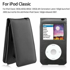 Black leather stand case cover - case,