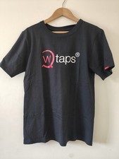 Wtaps Men's Black And Red Sickle T Shirt Size 02 (Medium) 100% Cotton