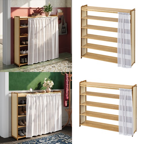 Tier shoe rack with - 5/6,