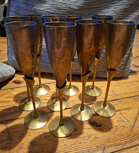 Set gold metal tapered - gold,