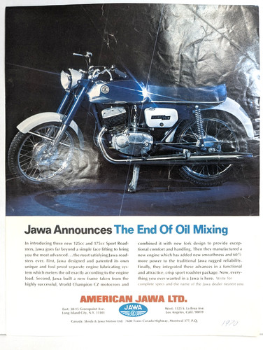 Vintage 1970 jawa sport 125 - 1970,