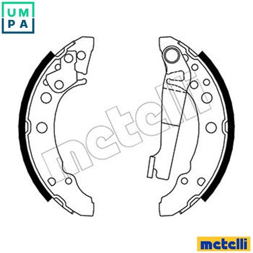 Brake shoe set - set, 53-0465