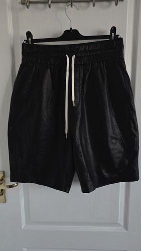 Allsaints leather shorts mens - allsaints,