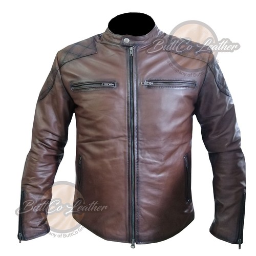 Genuine cow leather jacket - cow,