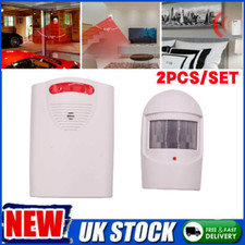 Wireless Driveway Alarm Alert System Security Garage Intruder PIR Motion Sensor