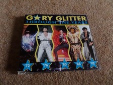 CD SINGLE - GARY GLITTER - THROUGH THE YEARS ROCK N ROLL PT 1 & 2 ANOTHER ROCK N