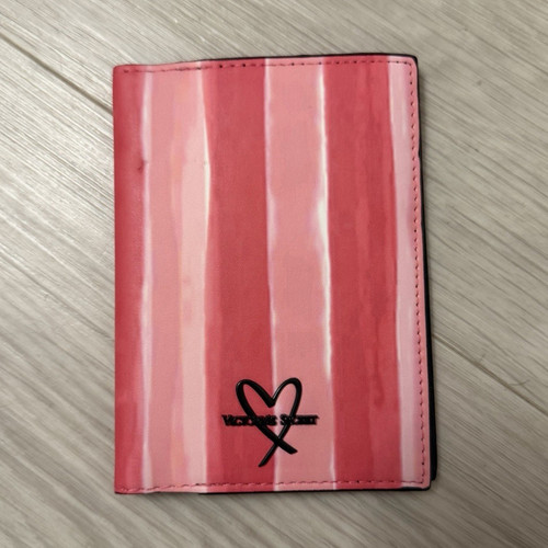 Pink striped faux leather - pink,
