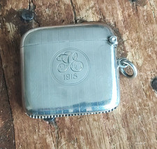Silver Antique Vesta Case