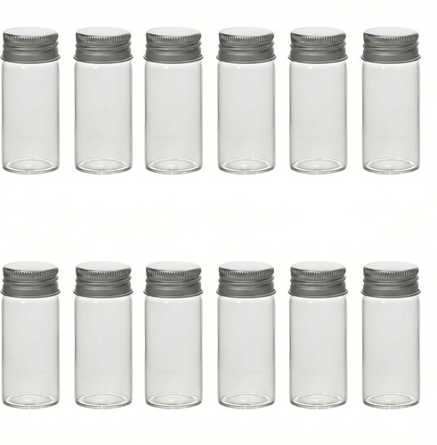 12pcs 30ml empty clear - clear, small