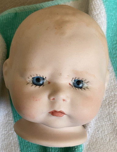 Vintage german dolls head - german,