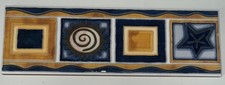 5 X Decorative Ceramic Border