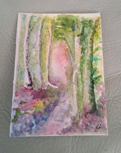 Aceo original watercolour - original,