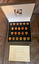 Rugby League Centenary 1895-1995 Boxed 22 Pin Badges Collection FULL SET