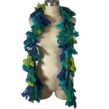Handmade Open End Ruffle Scarf