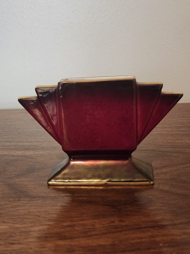 Carlton ware vase art - carlton, deco