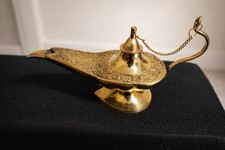 Beautiful Brass Aladdin Genie