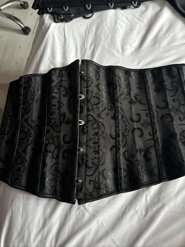 Burlesque gothic corset - burlesque, basque