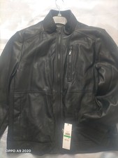 Calvin Klein Men's Leather Jacket Size L Brand New with Tags